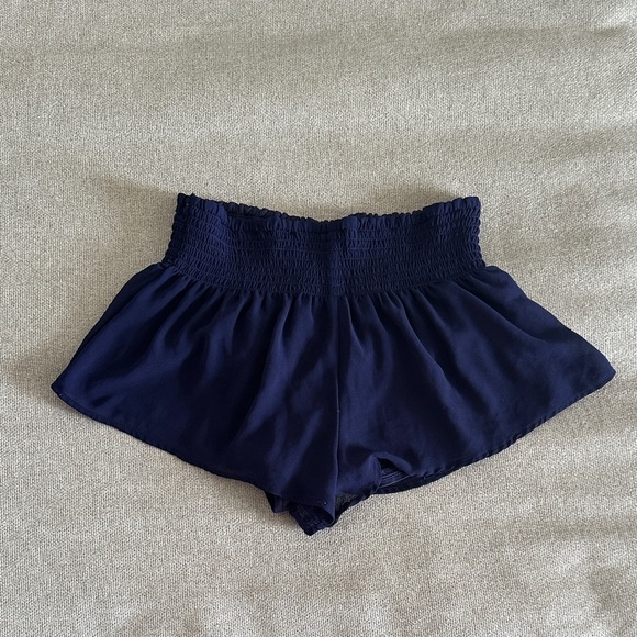 Forever 21 Pants - Forever 21 High Waist Navy Shorts